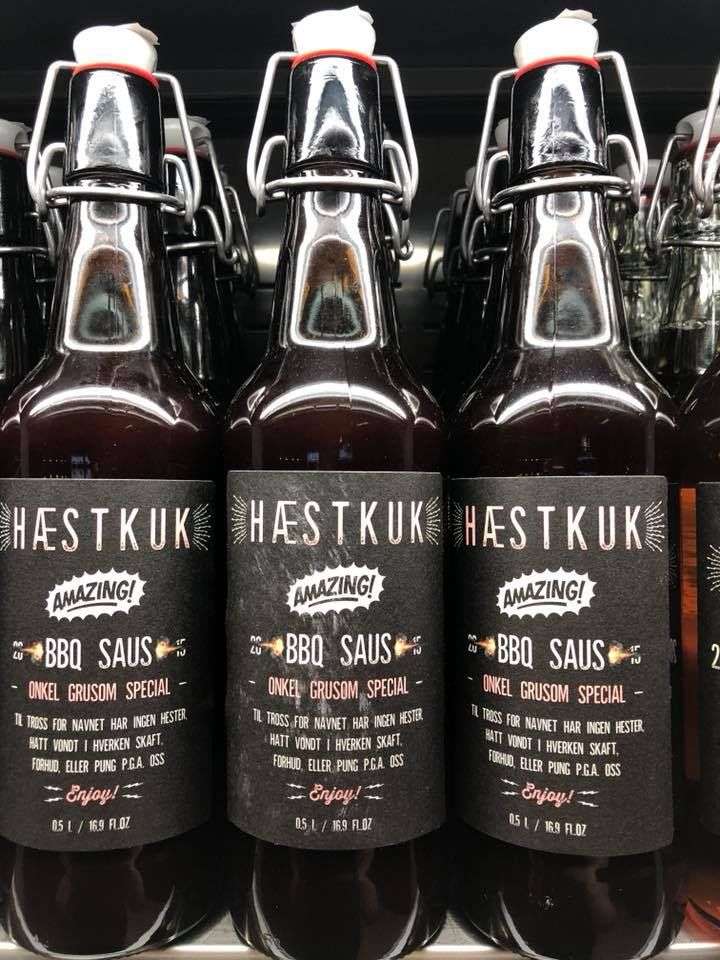 DRIT FORBANNA - HÆSTKUK BBQ SAUS -ONKEL GRUSOM 500