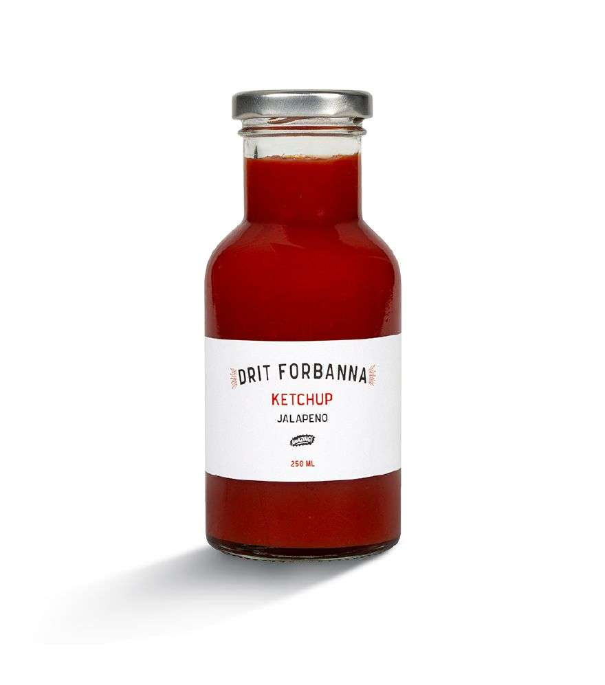 DRIT FORBANNA - GOURMET KETCHUP  JALAPENO 250 ml