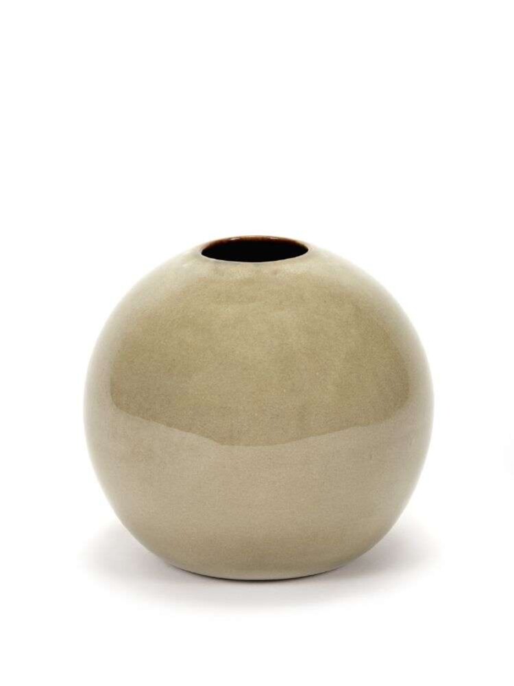 SERAX - TERRES DE REVES BALL VASE - Misty grey D14