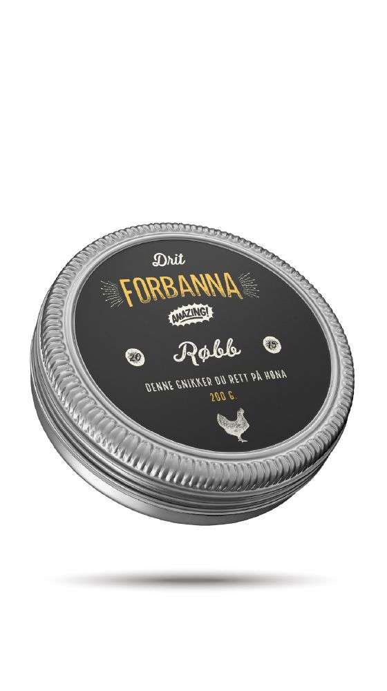 DRIT FORBANNA - RØBB KYLLING - 200gr