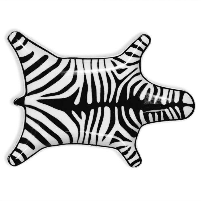 JONATHAN ADLER - ZEBRA STACKING DISH - Hvit/sort 1