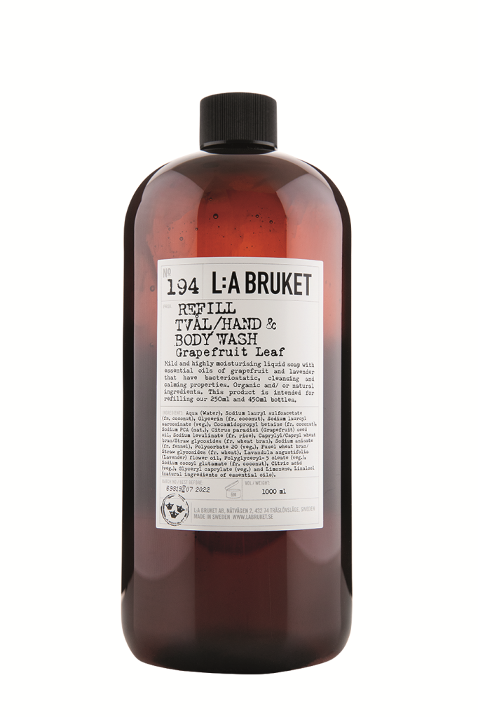 L:A BRUKET - 194 REFILL & BODY WASH - Grapefruit 1