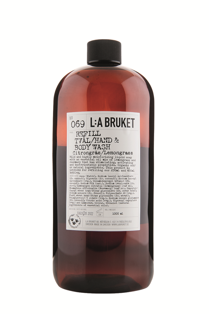 L:A BRUKET - 069 REFILL HAND & BODY WASH - Lemongr