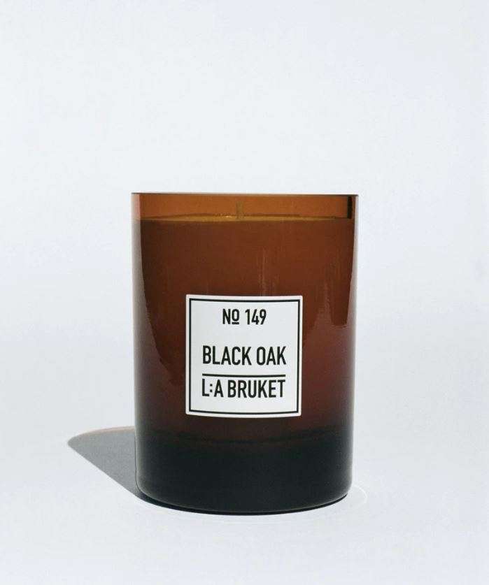 L:A BRUKET -  149 SCENTED CANDLE - Black Oak 260g