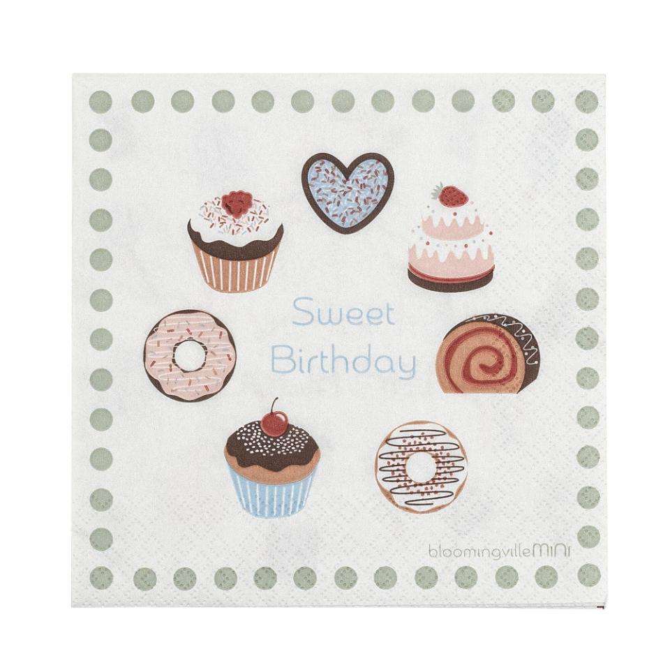 Bloomingville - Sweets Napkin, Rose, FSC® Mix, Pap