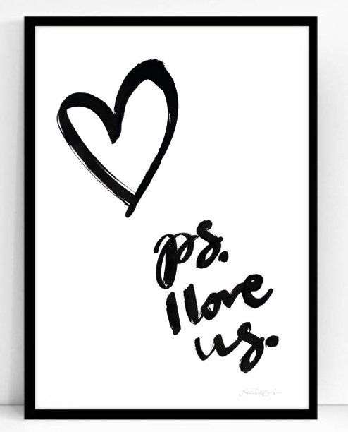 Atelje Epifor - "PS. I love us" 50x70